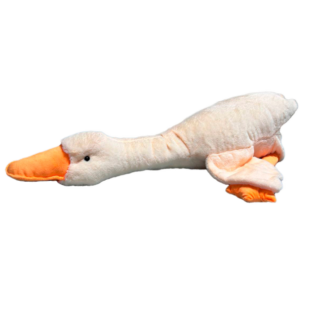 М'які тварини - М'яка іграшка MeriToys Гусак-обіймусь бежевий 90 см (2050000315701)#2