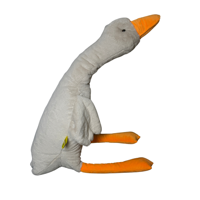 Мягкие животные - Мягкая игрушка MeriToys Гусь-обнимусь серый 90 см (2050000315718)#3