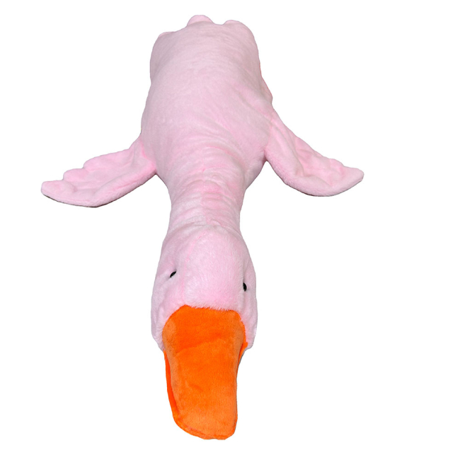 Мягкие животные - Мягкая игрушка MeriToys Гусь-обнимусь розовый 120 см (2050000318832)#2