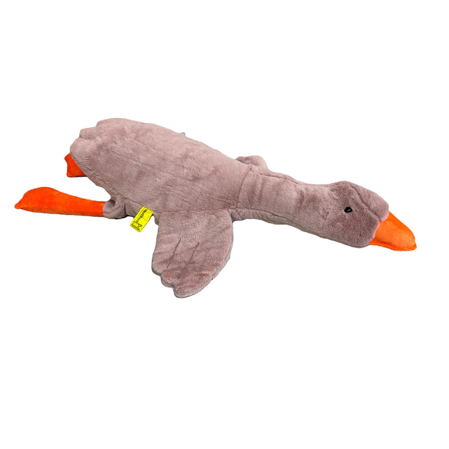 Мягкие животные - Мягкая игрушка MeriToys Гусь-обнимусь пудровый 90 см (2050000318900)#2