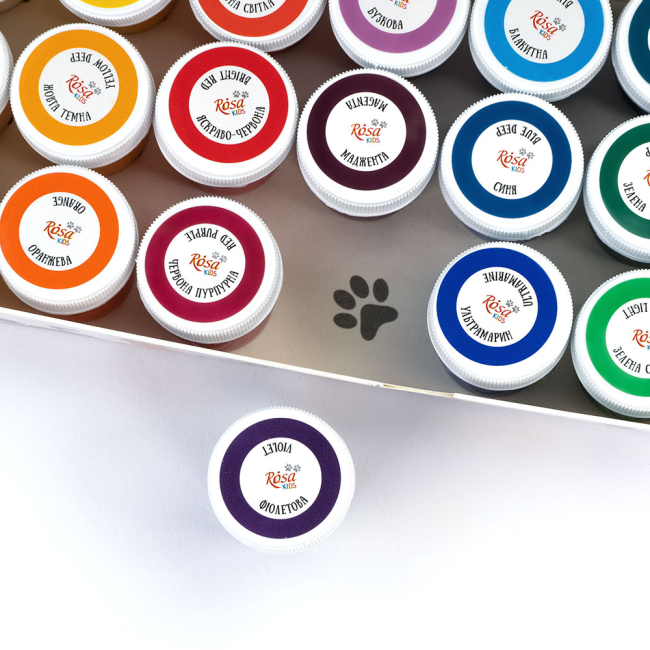 Канцтовары - Набор гуашевых красок ROSA Kids Cats 24 цвета (301104)#4