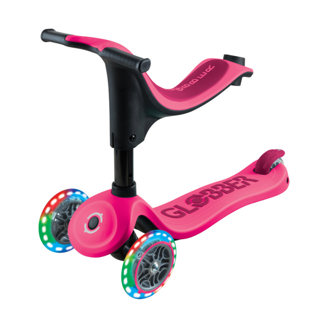 Самокати - Самокат Globber Go up sporty 3 в 1 пурпурно-рожевий (452-610-4)#2