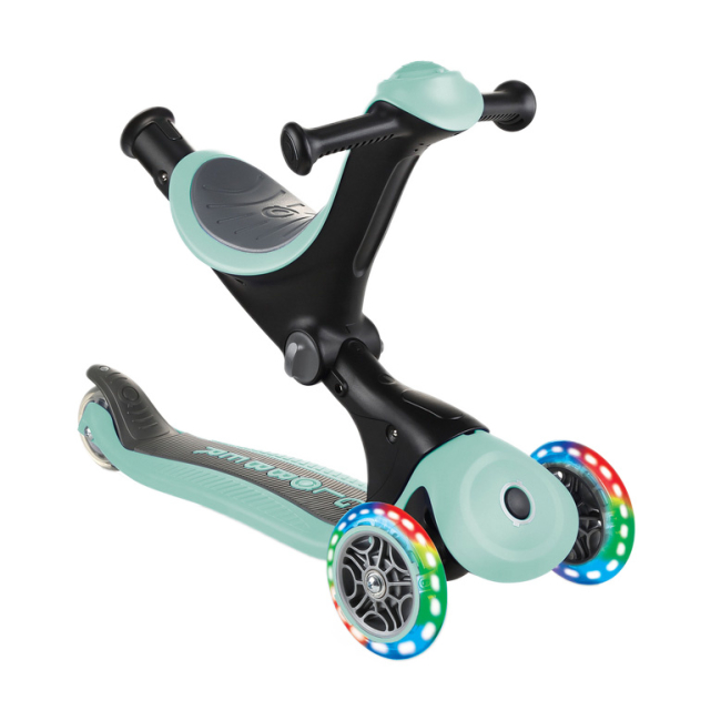 Самокати - Самокат Globber Go up deluxe lights 5 в 1 м'ятний (646-206)#3