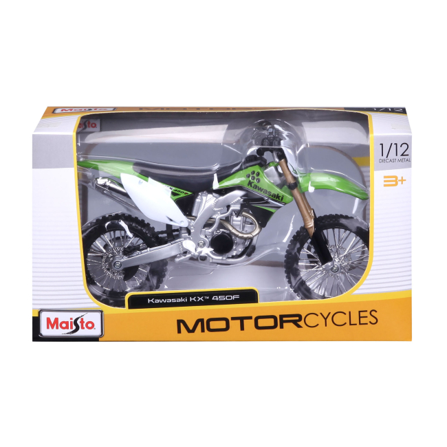 Автомоделі - Мотоцикл Maisto Kawasaki KX 450F (31101-08141)#6