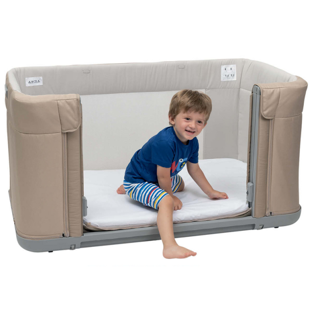 Манежи - Кроватка Chicco Next2Me Forever бежевая 3 в 1 (79650.02)#6