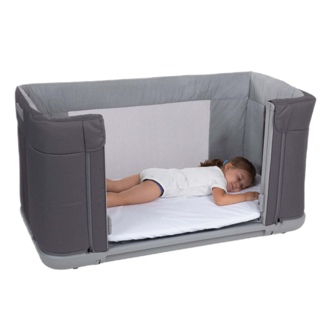 Манежі - Ліжечко Chicco Next2Me Forever темно-сіре 3 в 1 (79650.77)#6
