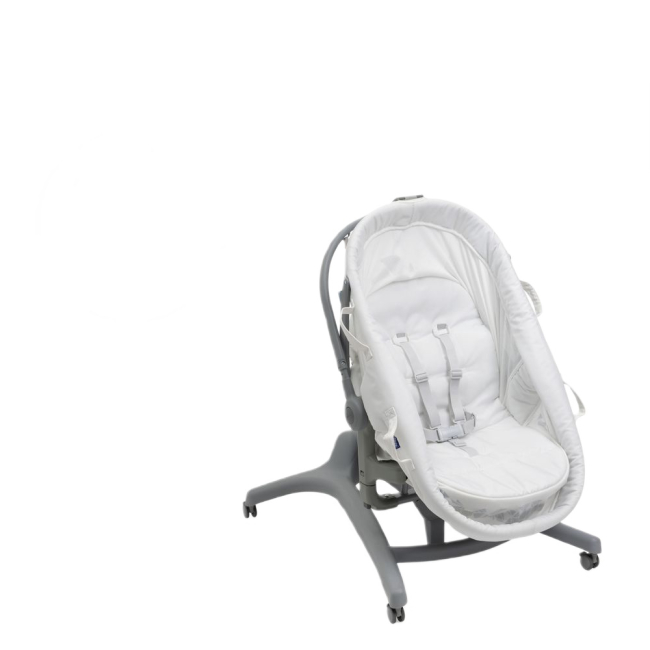 Манежи - Кроватка-стульчик Chicco Baby Hug Pro белая 5 в 1 (87076.14)#5