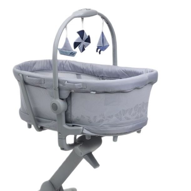 Манежи - Кроватка-стульчик Chicco Baby Hug Pro серая 5 в 1 (87076.40) (8058664173259)#5