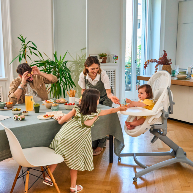 Манежи - Кроватка-стульчик Chicco Baby Hug Pro серая 5 в 1 (87076.40) (8058664173259)#7