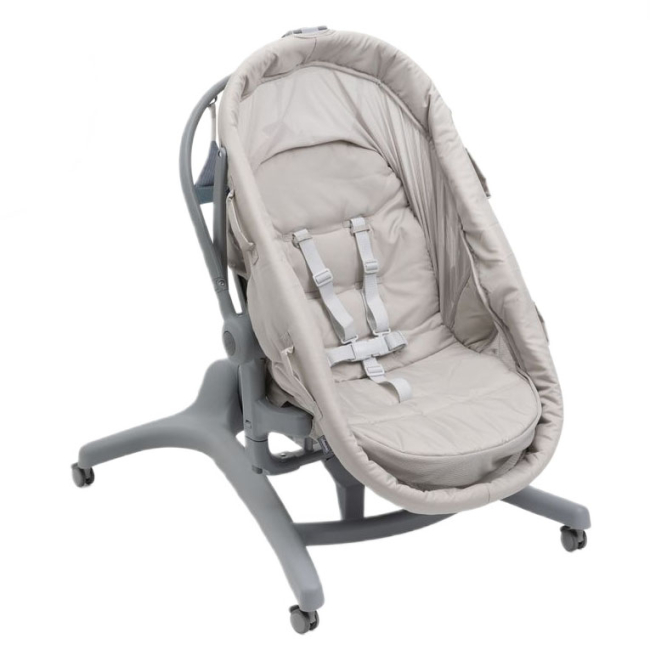 Манежи - Кроватка-стульчик Chicco Baby Hug Pro бежевая 5 в 1 (87076.96)#4