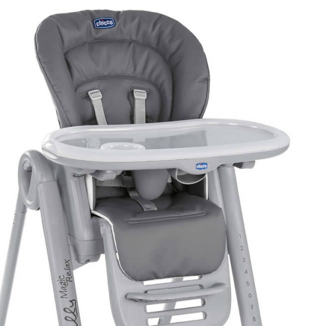 Товари для догляду - Стільчик для годування Chicco Polly Magic Relax New темно-сірий (79502.21)#2