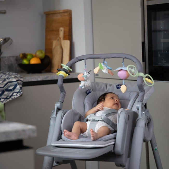 Товари для догляду - Стільчик для годування Chicco Polly Magic Relax New темно-сірий (79502.21)#7