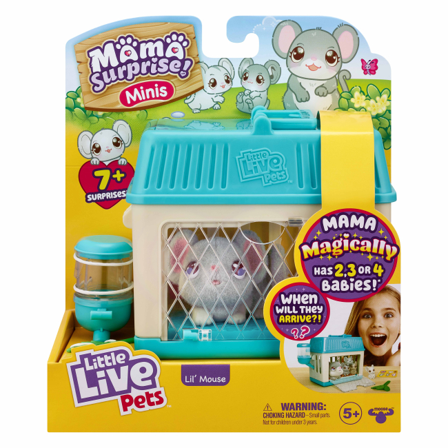 Фігурки тварин - Ігровий набір ​Little Live Pets Мама-сюрприз Миша (26510)#4