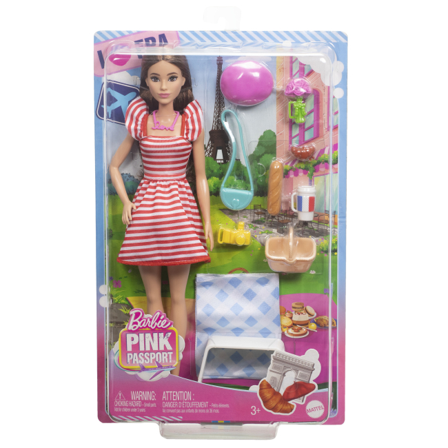 Куклы - Кукла Barbie Pink passport В Париже (HWH99)#4