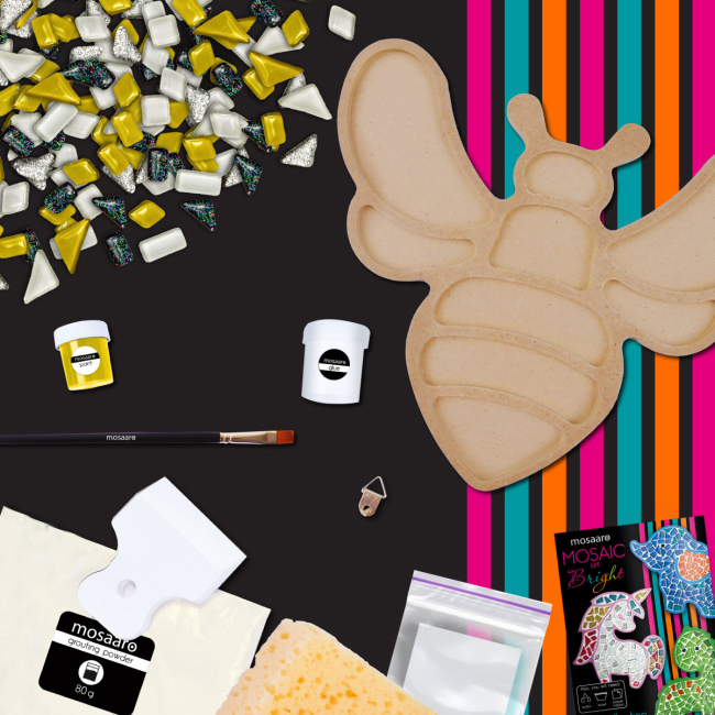 Мозаика - Набор стеклянной мозаики Mosaaro Пчелка (MA7001)#2