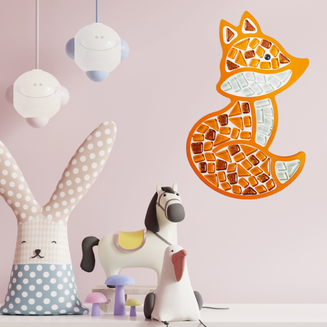 Мозаика - Набор стеклянной мозаики Mosaaro Лис (MA7002)#4