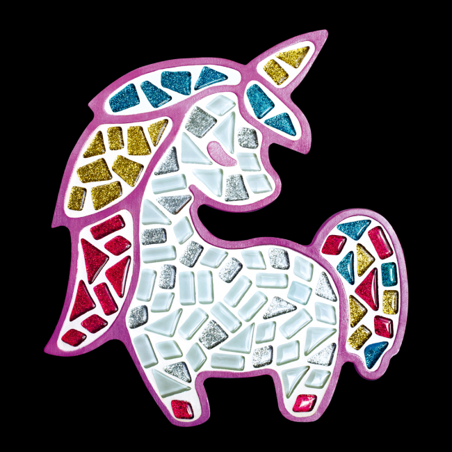 Мозаика - Набор стеклянной мозаики Mosaaro Единорог (MA7004)#3