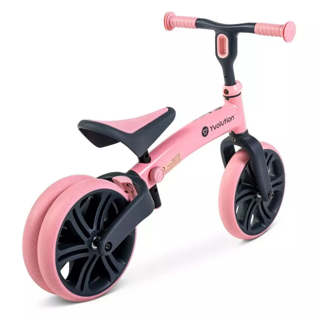 Беговелы - Беговел YVolution YVelo Junior розовый (YT16P2)#2