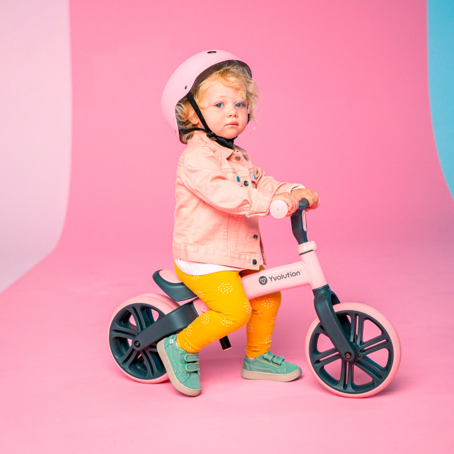 Беговелы - Беговел YVolution YVelo Junior розовый (YT16P2)#8