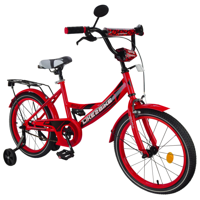 Велосипеды - Велосипед Shantou Jinxing Like2bike Sky 18 бордовый (241804)#2