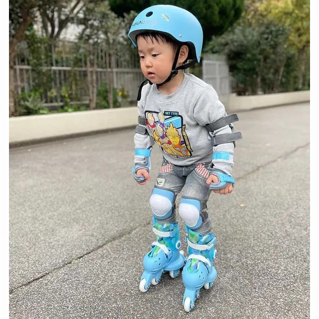 Ролики дитячі - Роликові ковзани YVolution Twista блакитні (YC01B4)#4