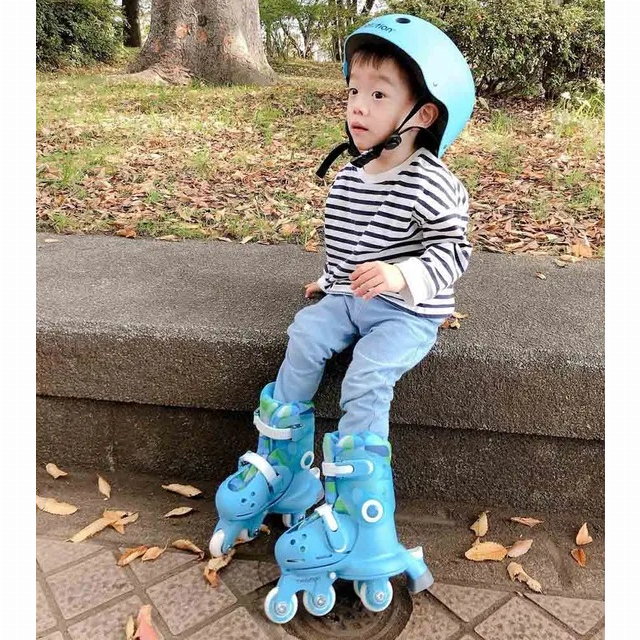 Ролики дитячі - Роликові ковзани YVolution Twista блакитні (YC01B4)#5