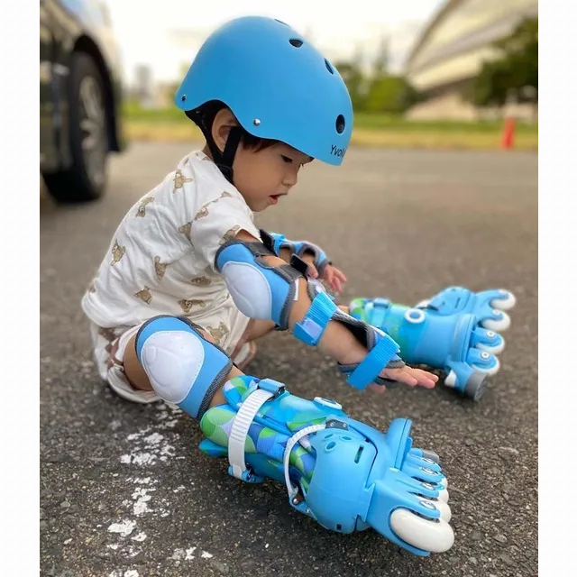 Ролики дитячі - Роликові ковзани YVolution Twista блакитні (YC01B4)#6