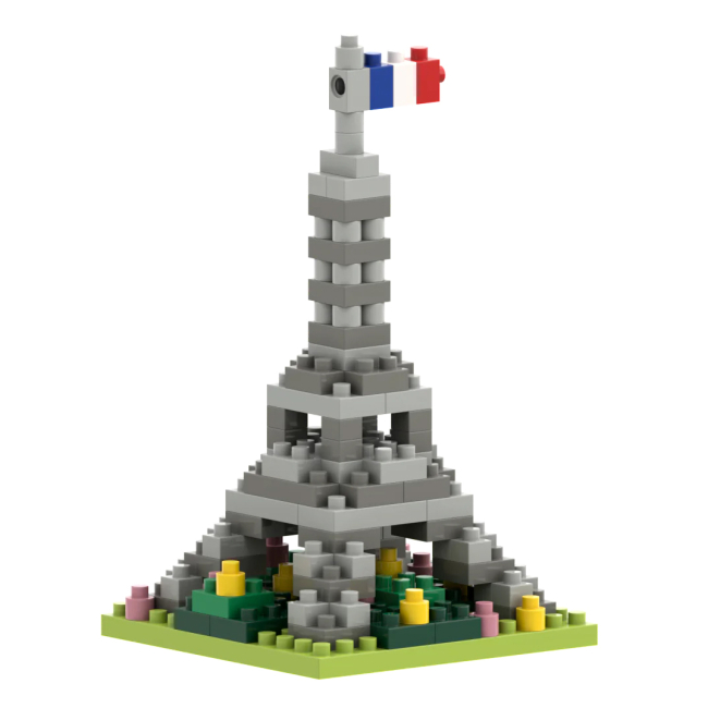 Конструкторы с уникальными деталями - Конструктор BRIXIES Открытка Эйфелева башня (220.063)#2