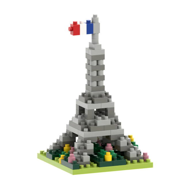 Конструкторы с уникальными деталями - Конструктор BRIXIES Открытка Эйфелева башня (220.063)#3