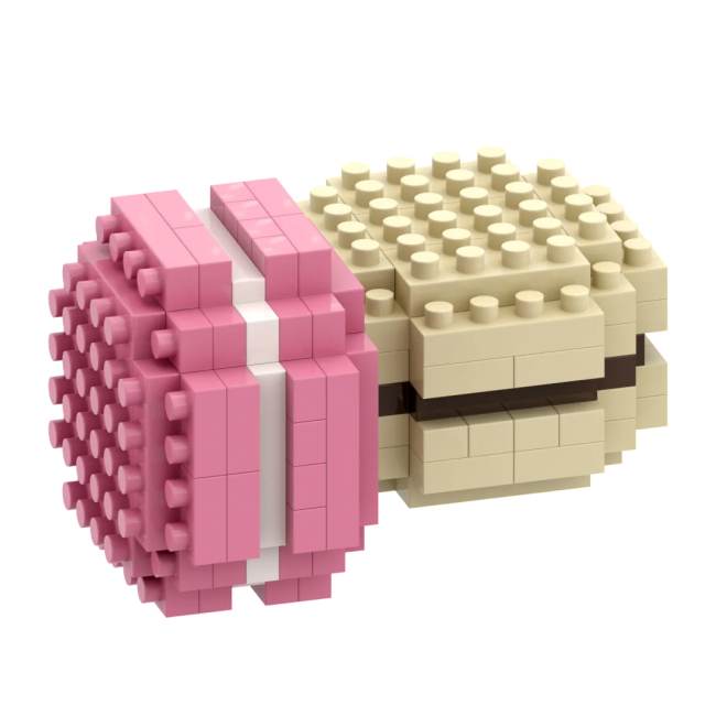 Конструкторы с уникальными деталями - Конструктор BRIXIES Открытка Макарун 63 детали (220.062)#3