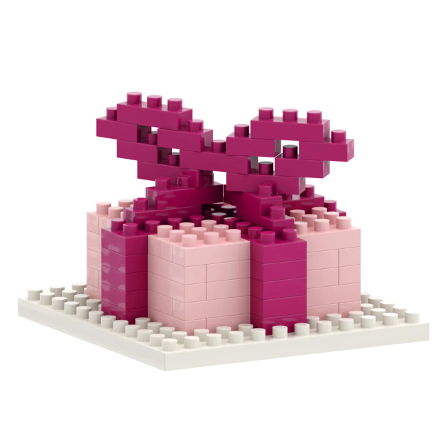 Конструкторы с уникальными деталями - Конструктор BRIXIES Открытка Подарок 81 деталь (220.016)#3