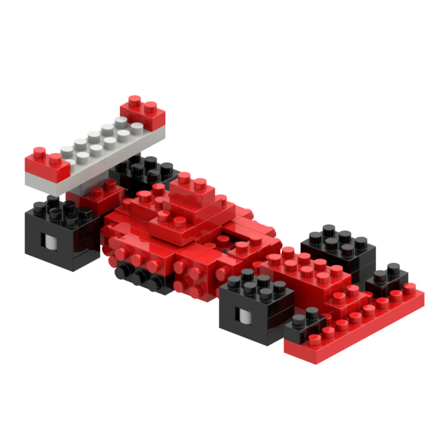 Конструктори з унікальними деталями - Конструктор BRIXIES Листівка Гоночний болід 62 деталі (220.025)#2