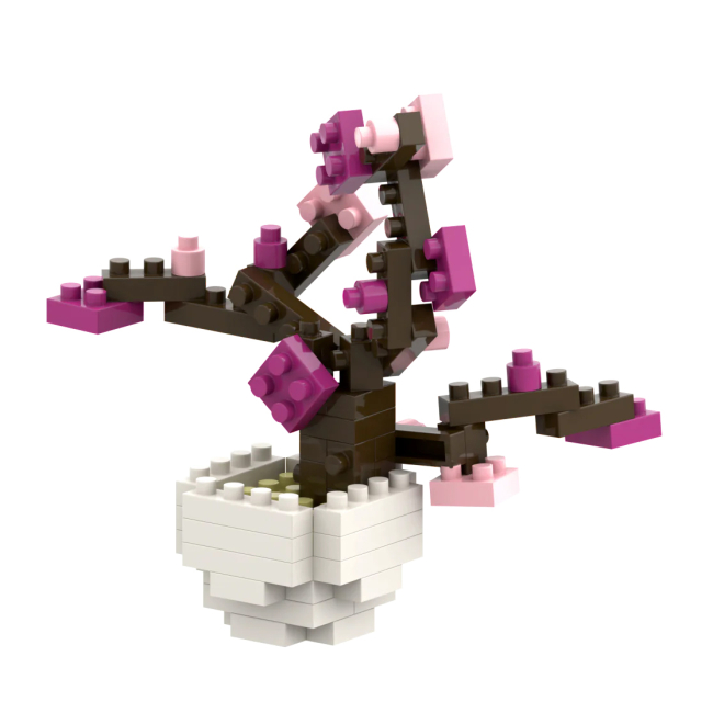 Конструкторы с уникальными деталями - Конструктор BRIXIES Открытка Сакура 68 деталей (220.042)#3