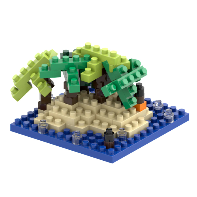 Конструктори з унікальними деталями - Конструктор BRIXIES Листівка Острів 95 деталей (220.047)#2