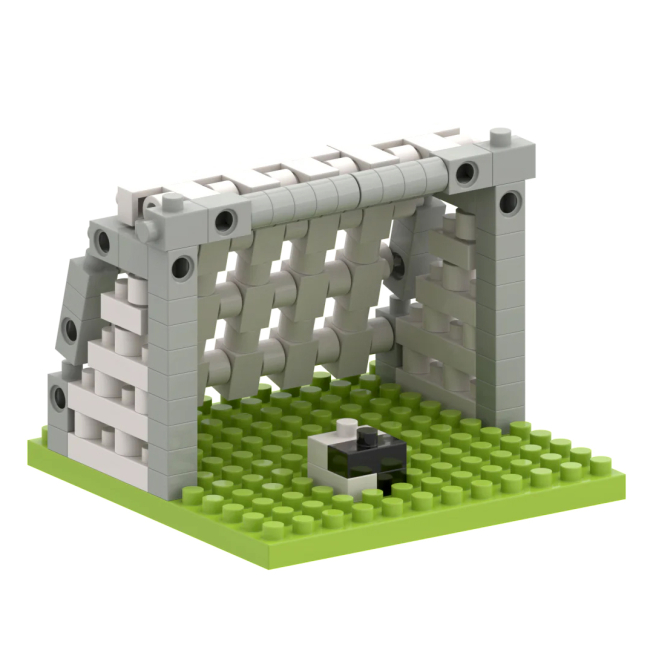 Конструкторы с уникальными деталями - Конструктор BRIXIES Открытка Футбол 142 детали (220.056)#2