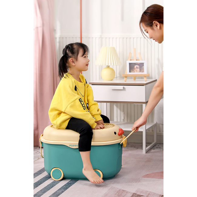 Бокси для іграшок - Ящик для іграшок Poppet Каченя Оранж на колесах (2044001)#4