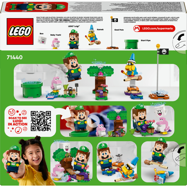Конструкторы LEGO - Конструктор LEGO Super Mario Приключения с интерактивным LEGO Луиджи (71440)#3