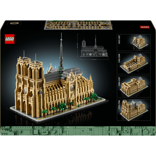 Конструктори LEGO - Конструктор LEGO Architecture Нотр-Дам-де-Парі (21061)#3