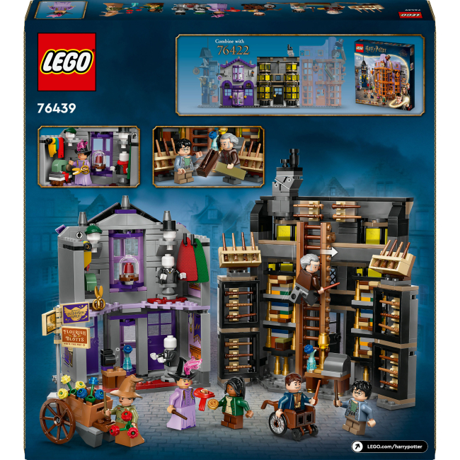 Конструкторы LEGO - Конструктор LEGO Harry Potter Лавки Олливандера и мантий от Мадам Малкин (76439)#3