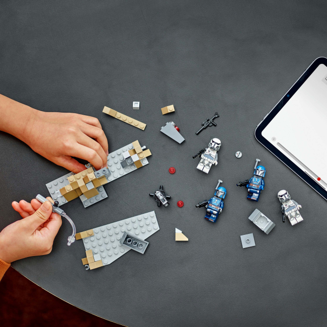 Конструкторы LEGO - Конструктор LEGO Star Wars Боевой комплект «Засада на Мандалоре» (75373)#5