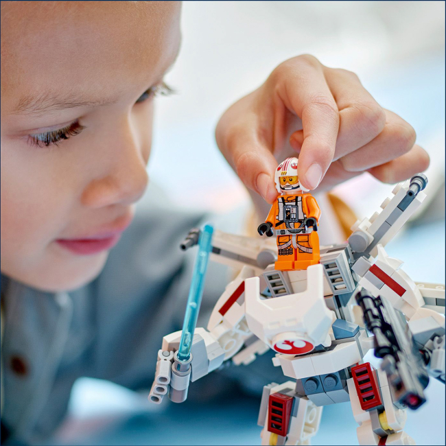 Конструктори LEGO - Конструктор LEGO Star Wars Робот X-Wing Люка Скайвокера (75390)#5