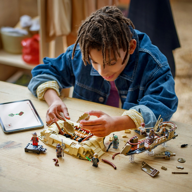 Конструктори LEGO - Конструктор LEGO Star Wars Пустельний скіф та яма Сарлакка (75396)#6