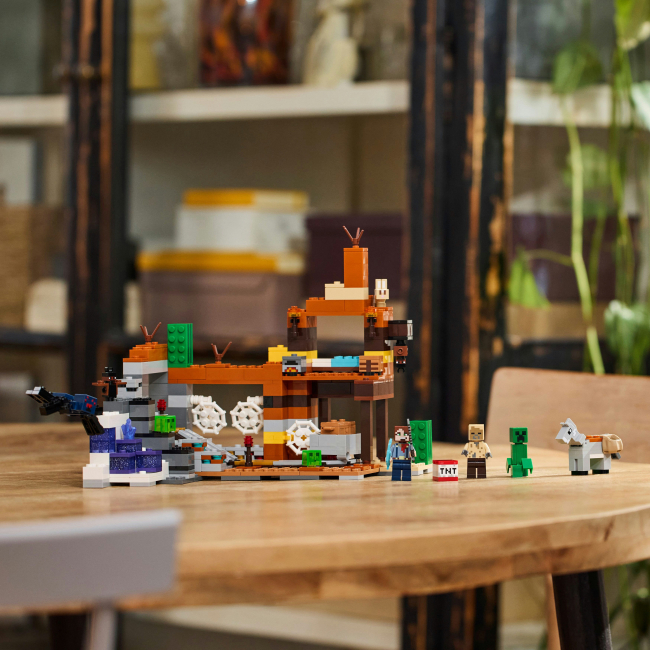 Конструкторы LEGO - Конструктор LEGO Minecraft Оставленная шахта в бесплодных землях (21263)#7