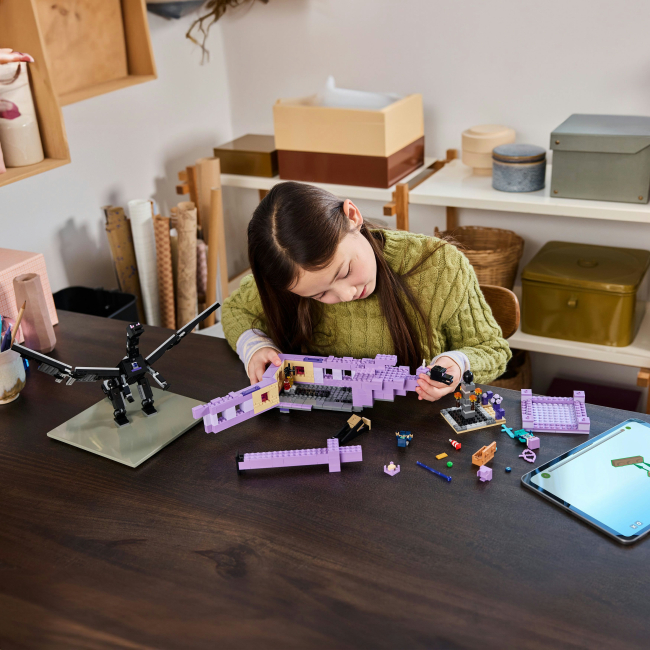 Конструкторы LEGO - Конструктор LEGO Minecraft Дракон Энду и Корабль Края (21264)#5