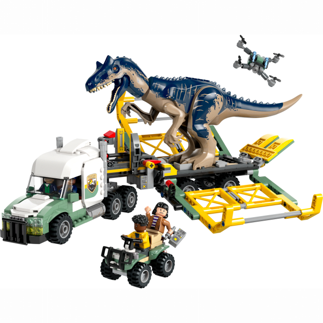 Конструкторы LEGO - Конструктор LEGO Jurassic World Миссии динозавров: Грузовик для перевозки аллозавра (76966)#2
