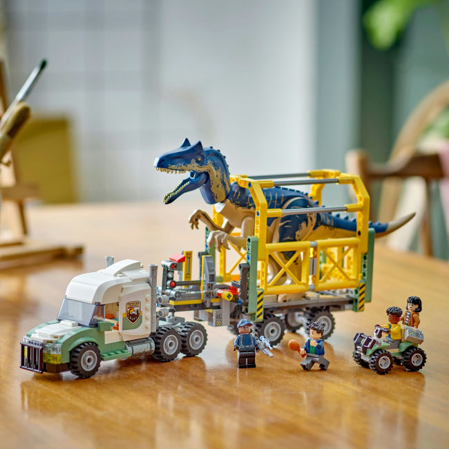Конструкторы LEGO - Конструктор LEGO Jurassic World Миссии динозавров: Грузовик для перевозки аллозавра (76966)#7