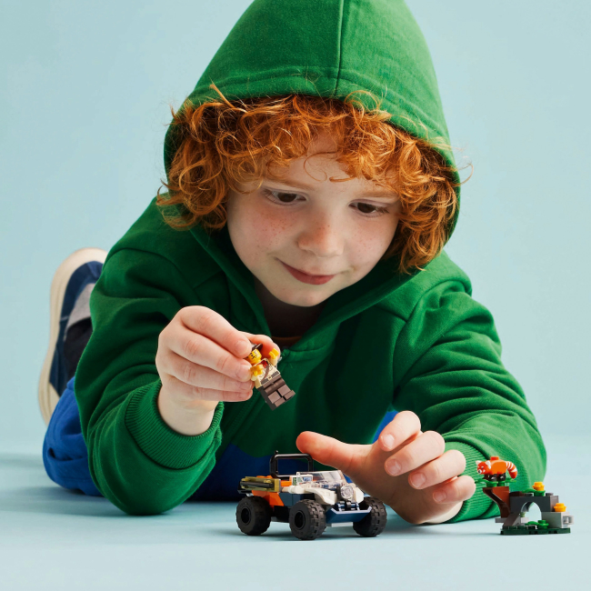 Конструкторы LEGO - Конструктор LEGO City Квадроцикл для исследования джунглей «Миссия Красной панды» (60424)#5
