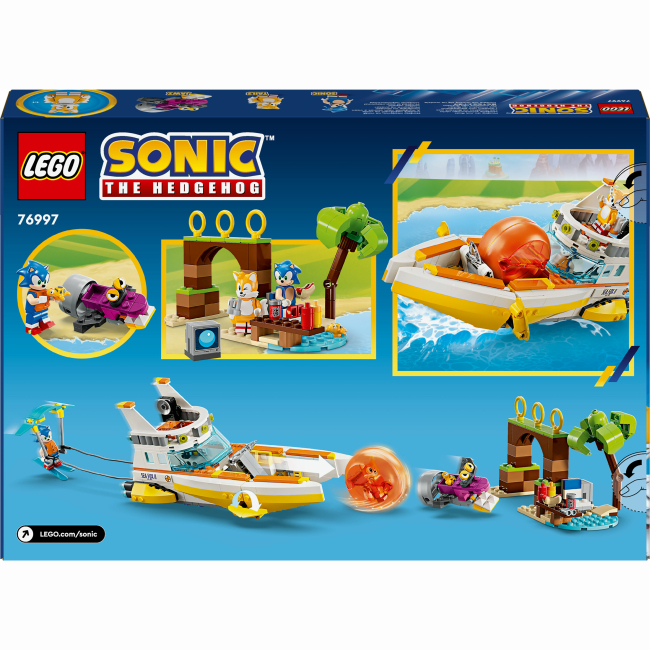 Конструктори LEGO - Конструктор LEGO Sonic The Hedgehog Човен із «Пригод Тейлза» (76997)#3