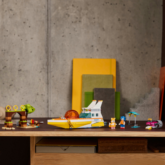 Конструктори LEGO - Конструктор LEGO Sonic The Hedgehog Човен із «Пригод Тейлза» (76997)#6