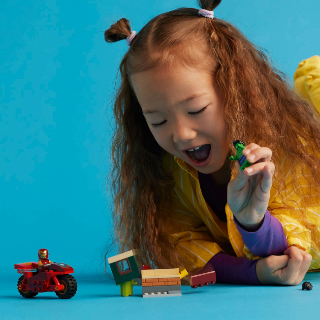 Конструкторы LEGO - Конструктор LEGO Super Heroes Marvel Железный Человек на мотоцикле и Халк (76287)#6